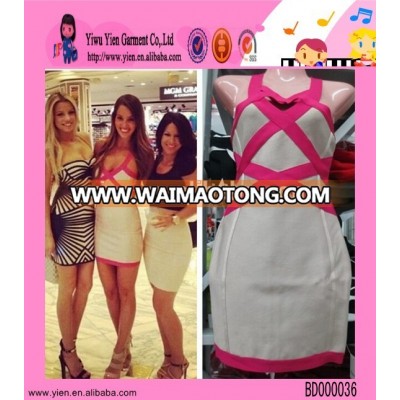 wholesale Europe market hot sex bandage dress high quality casual club fashion ladies sexy tight dress