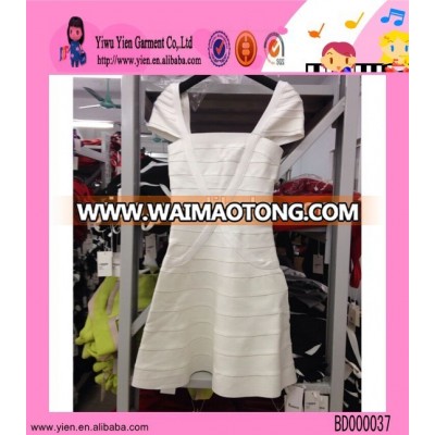 factory direct Waimaotong China supplier bandage dress sleeveless one piece sexy ladies big ass tight dress