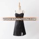 Women's Solid Color Bow velvet Sexy lady dress Loose Sling Dress